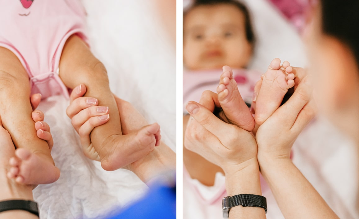 Позиционная установка стопы