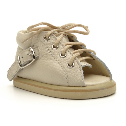 Ботинки для брейсов Медвежонок на шнурках, размер 10,5