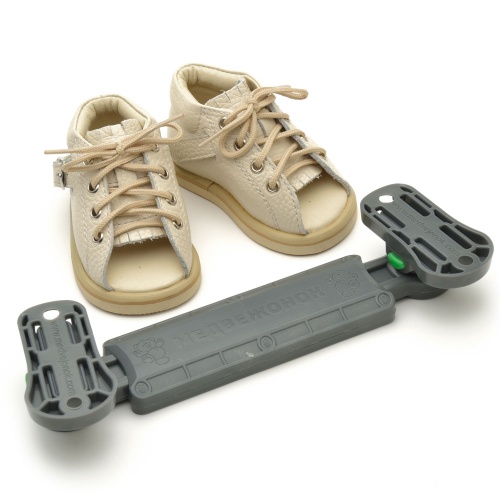 Брейсы Медвежонок на шнурках (ботинки + планка), размер 14,5